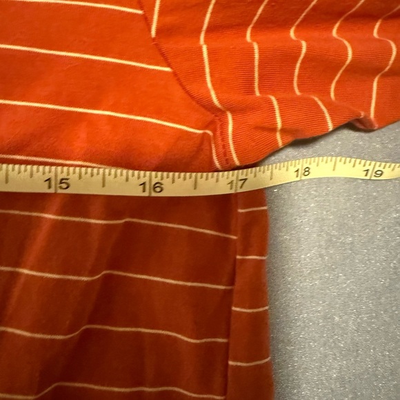 Properly Tied Orange Striped Long Sleeve Tee - Picture 6 of 6